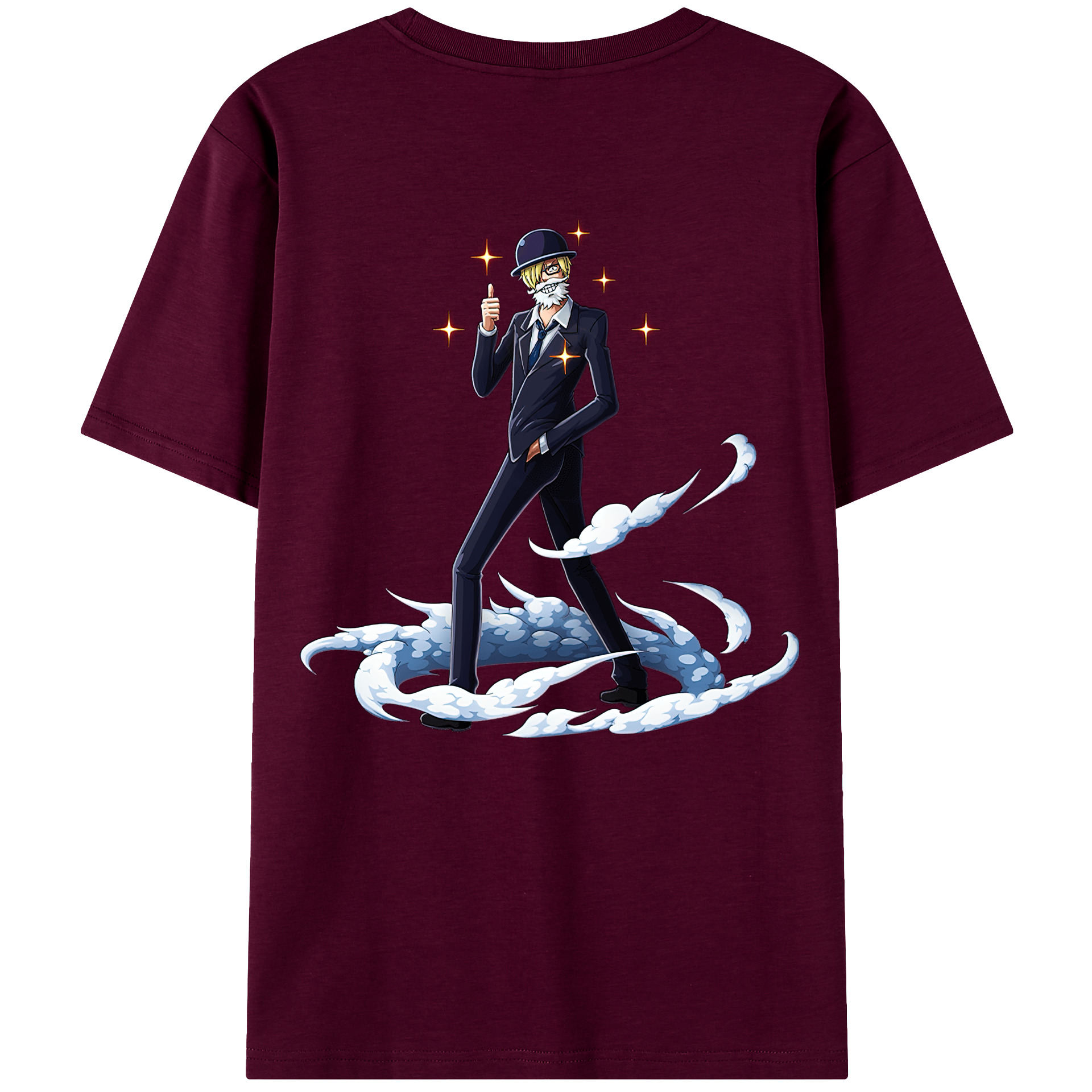 （画像用） ワンピース サンジ ONE PIECE Sanji レディース半袖Tシャツ(バックプリント)